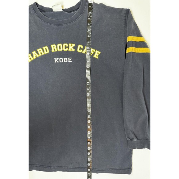 Vintage Hard Rock Cafe Shirt Mens Extra Large Kobe Japan Long Sleeve Striped 90s - Picture 7 of 10